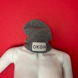 Pukkainc / OKGN grey beanie 🩶🤍​​​​​